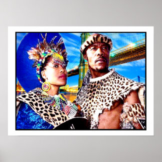 Affiche Zulu Warrior & Sa Reine :