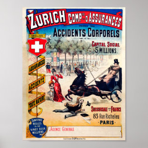 Affiche Zurich Compie 1980