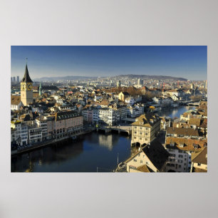 Affiche Zurich, Suisse