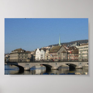 Affiche Zurich, Suisse