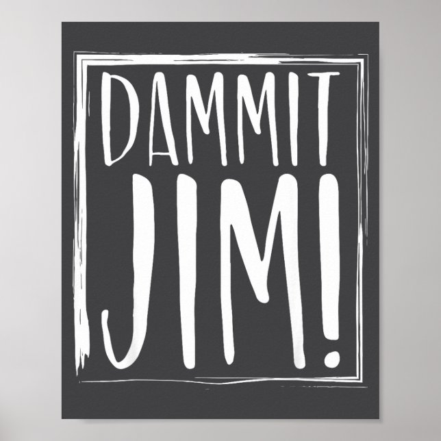 Affiche Zut Jim ! Citations drôles S  (Devant)