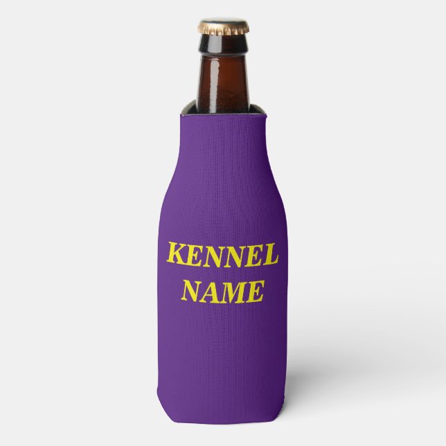 AFFICHER CHIEN GLACIÈRE PERSONNALISÉ (Bottle Devant)
