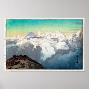 Affiches 駒 ヶ 岳 頂, Pic de Komagatake, Yoshida, Bois