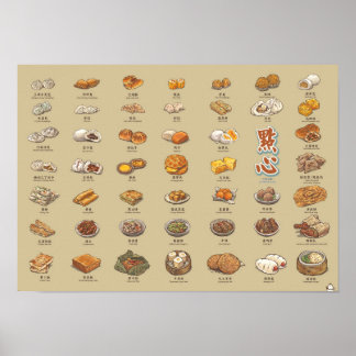 Affiches 點 心 | Somme De Dim (A3)