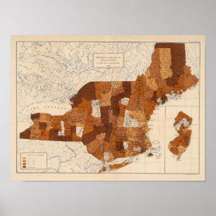 Affiches 109 fièvre typhoïde NY, NJ, Nouvelle-Angleterre