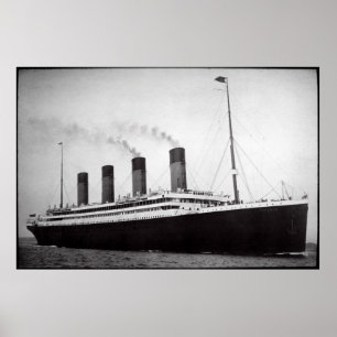 Affiches 10 AVRIL 1912 TITANIC PARte de SOUTHAMPTION