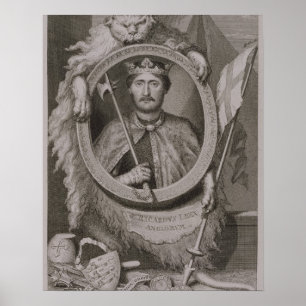 Affiches 1157-99) rois de Richard I "Coeur de Lion"