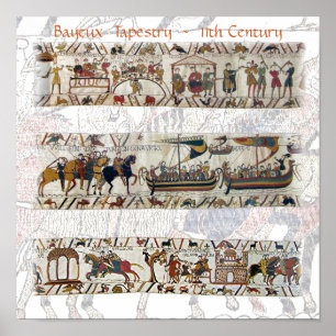 Affiches 11ème siècle de tapisserie de Bayeux