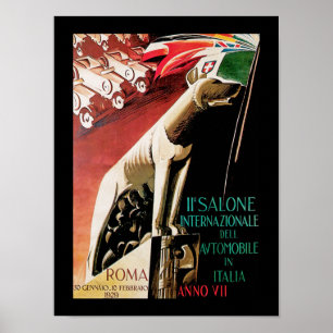 Affiches 11th Salone Internazionale Automobile ~ Roma