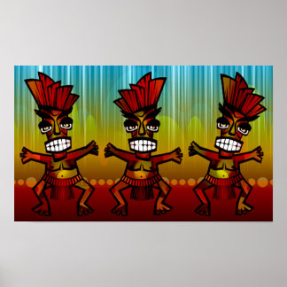 Affiches 1312743176_Vector_Clipart hommes Hawaiian Tiki