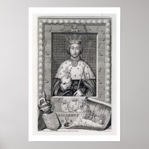 Affiches 1367-1400) rois d'Angleterre 1377-99, af de