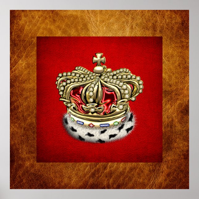Affiches [150] Prince [Roi] Couronne royale [Fourrure+Or][R (Devant)