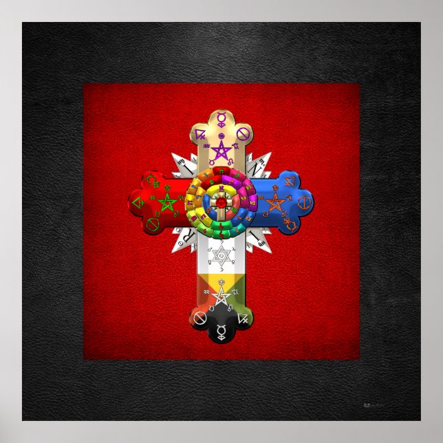 Affiches [150] Rosy Cross (Croix Rose) (Devant)