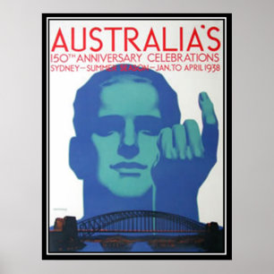 Affiches 150e anniversaire Australie