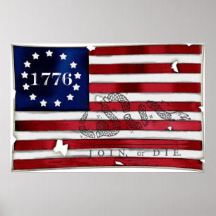 Affiches 1776 American Flag