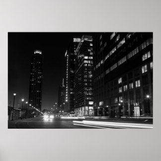 Affiches 17th Street & Atlantic Station en noir et blanc