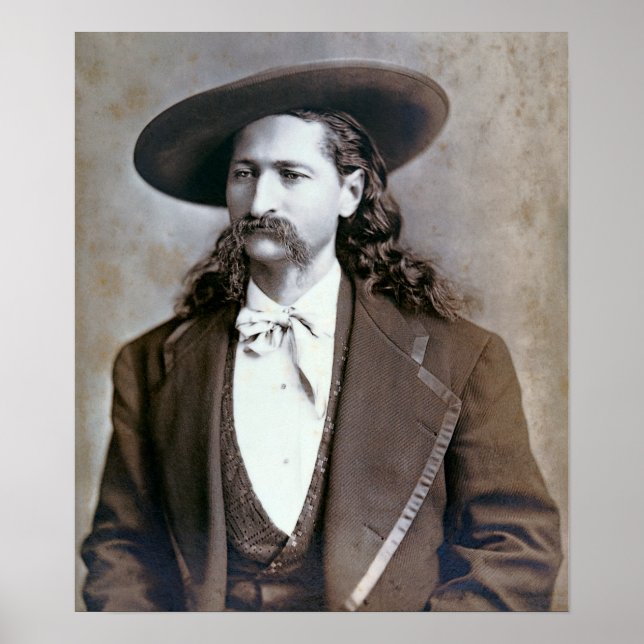 AFFICHES 1873 ROCKWOOD WILD BILL HICKOK PORTRAIT (Devant)