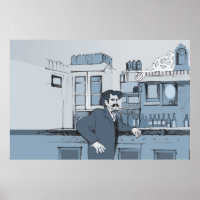 1880's Bar scene - left