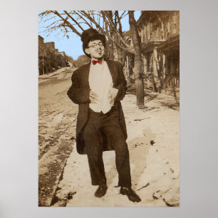 Affiches 1920 photo vernaculaire classe jeune homme