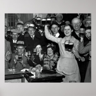 AFFICHES 1933 FIN DE LA CÉLÉBRATION DE L'INTERDICTION - CHI