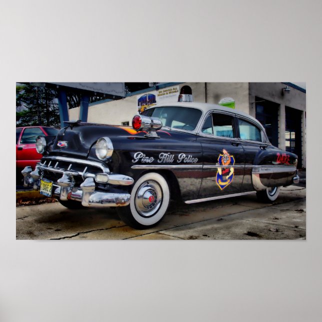 Affiches 1954 Chevy D.A.R.E. Police Car Pine Hill NJ (Devant)