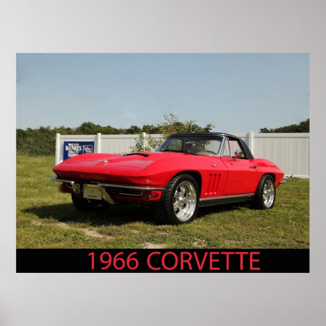 Affiches 1966 Corvette (Devant)