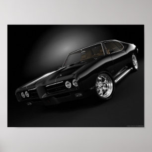 Affiches 1969 pontiac gto "Le juge" - Customisé