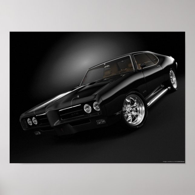 Affiches 1969 pontiac gto "Le juge" - Customisé (Devant)