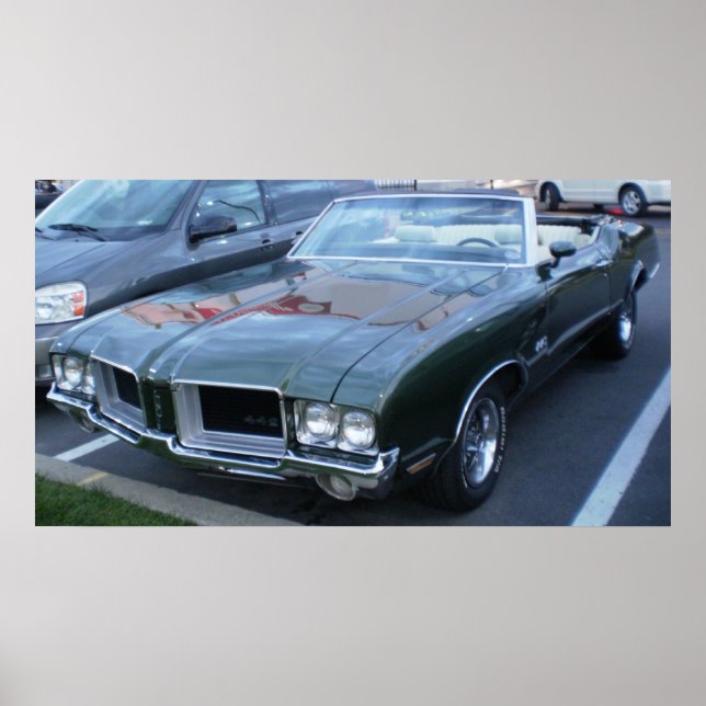 Affiches 1971 Oldsmobile 442 Convertible (Devant)