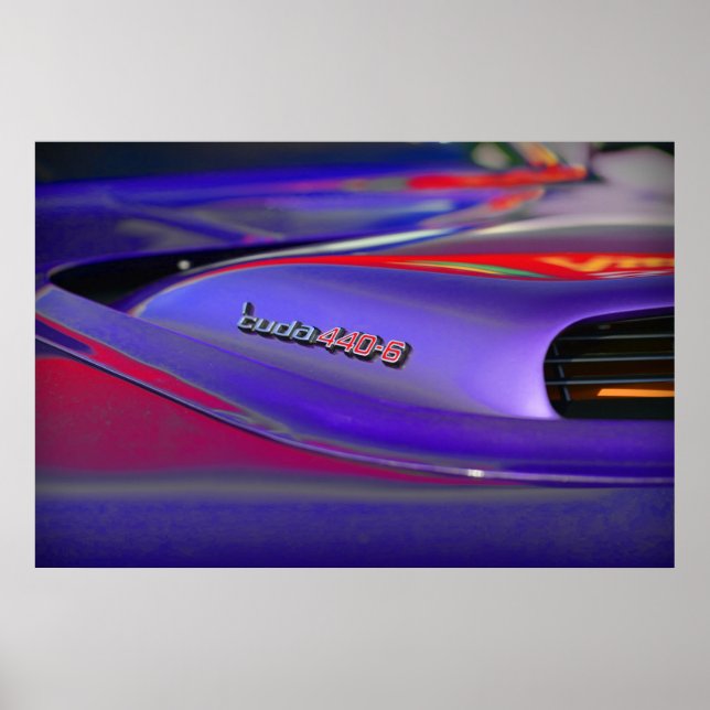 Affiches 1971 Plymouth 'Cuda 440-6 (Devant)