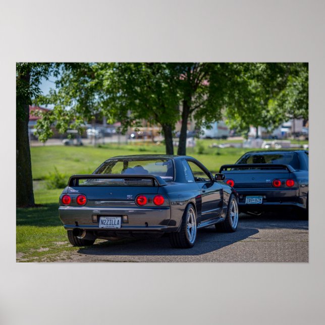 Affiches 1989 Nissan Skyline R32 GT-R (Devant)
