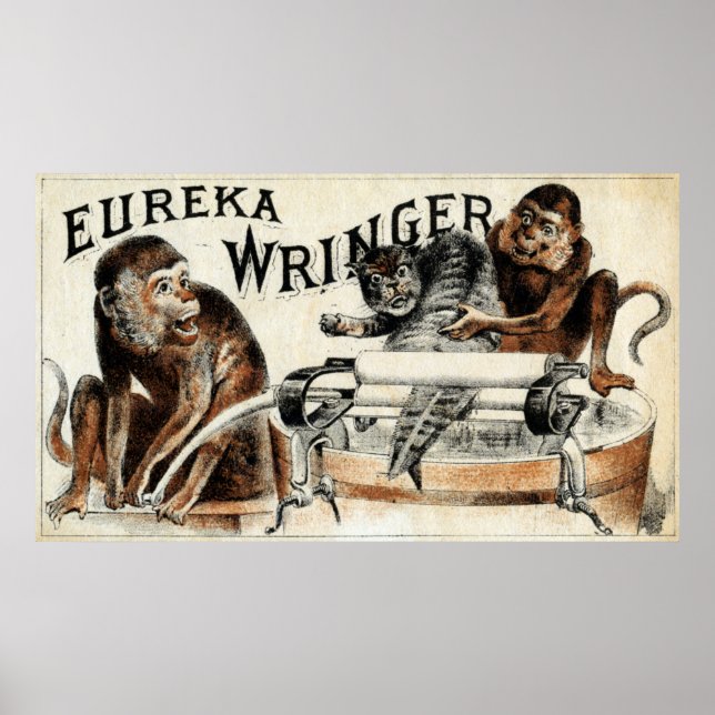 Affiches 19e C. Eureka Wringer (Devant)