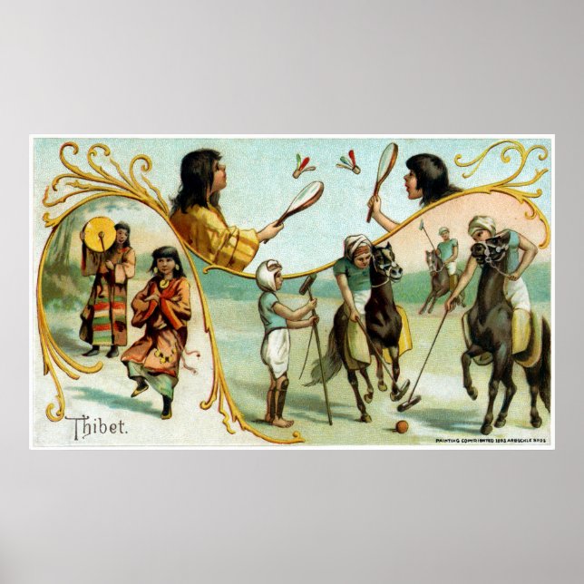Affiches 19e C. Tibet (Devant)