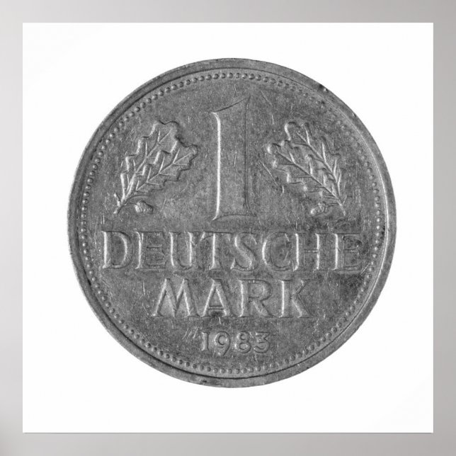 Affiches 1 deutsche mark, Allemagne (Devant)