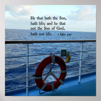 Affiches 1 Jean 5:12 Celui qui a le Fils, a la vie...