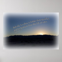 1 Samuel 15:22 Coucher de soleil Bordure blanche