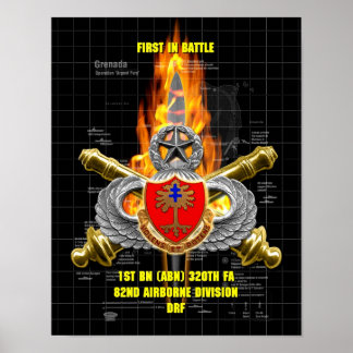 Affiches 1er BN (ABN) 320e FA de la 82e division aéroportée