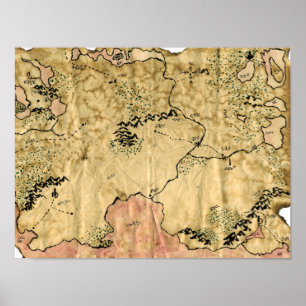 Affiches 1ère carte du royaume oublié