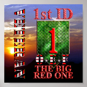 Affiches 1re division d'infanterie OEF VETERAN