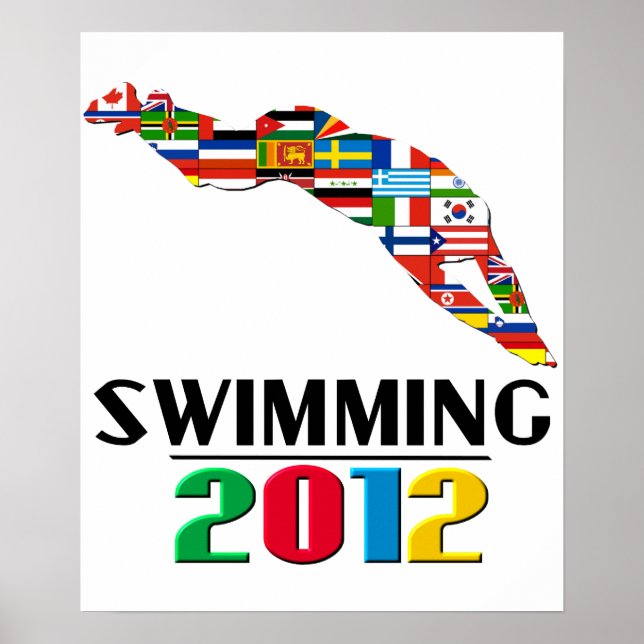 Affiches 2012 : Natation (Devant)