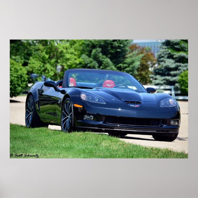 Affiches 2013 60e anniversaire C6 Corvette 427 convertible (Devant)