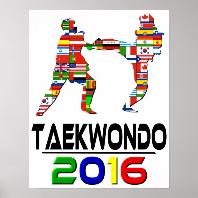 Affiches 2016 : Taekwondo (Devant)