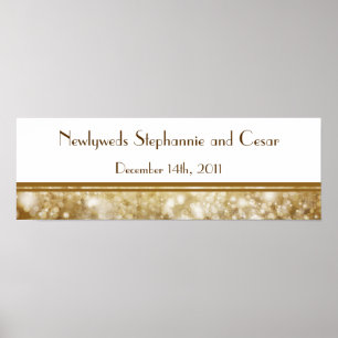 Affiches 22.5"x7.5" Personalized Banner Christmas Copper