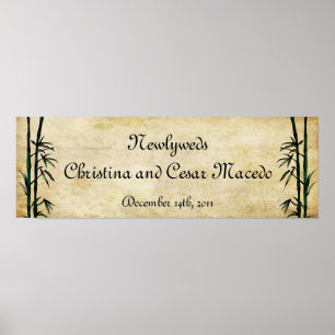 Affiches 22.5"x 7.5" Personalized Banner Geisha