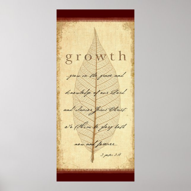 Affiches 2 Pierre 3:18 (Devant)