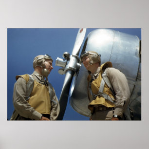 Affiches 2ÈME GUERRE MONDIALE Marine Corps Aviation