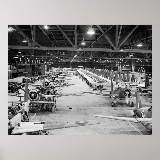 Affiches 2ÈME GUERRE MONDIALE Mass Production, 1943 (Devant)