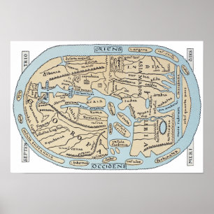 Affiches 2ème siècle de CARTE du MONDE