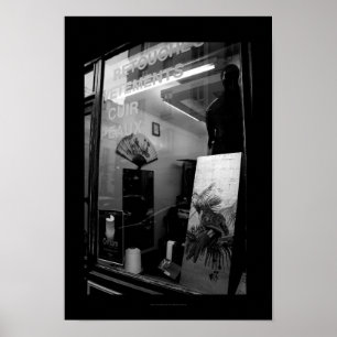 Affiches 30ter Rue Gassendi Paris Black White Poster2