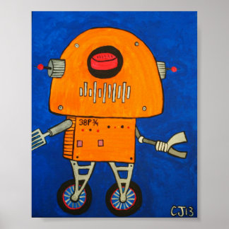 Affiches 38p 3/4 .....robot le plus cool de la galaxie